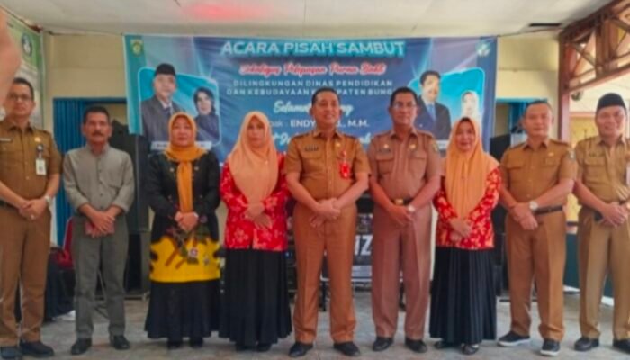 Dinas Pendidikan dan Kebudayaan Kabupaten Bungo Gelar Pisah Sambut Kepala Dinas