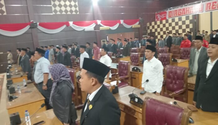DPRD Tebo Gelar Paripurna Istimewa Dengarkan Pidato Presiden HUT RI ke 79