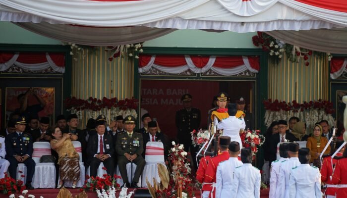 Penurunan Bendera Merah Putih di Yogyakarta Dipimpin Kombes Pol Aditya Surya Dharma