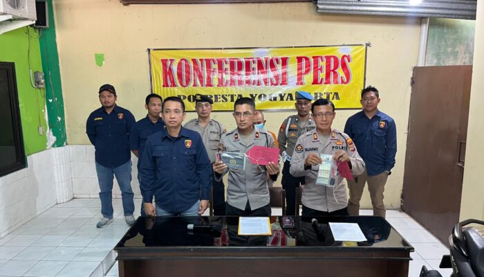 Pelaku Curat Ditangkap Polsek Gondomanan Saat Melarikan Diri ke Temanggung