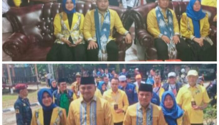 Agus Rubiyanto-Nazar Efendi Diantar Ribuan Simpatisan Daftar ke KPU Tebo