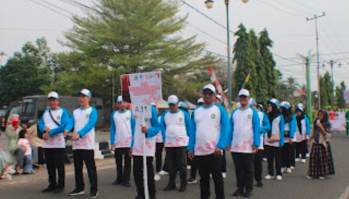 Dinas Kominfo dan Persandian Bungo Tampil Ikuti Pawai Pembangunan HUT RI Ke-79