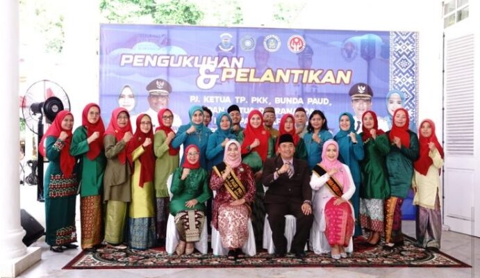 Yuniar Budi Utama Resmi Dilantik jadi Penjabat Ketua PKK, Dekranasda dan Bunda PAUD Kota Pangkalpinang