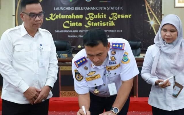 Pemkot Pangkalpinang Luncurkan Program Kelurahan Cinta Statistik
