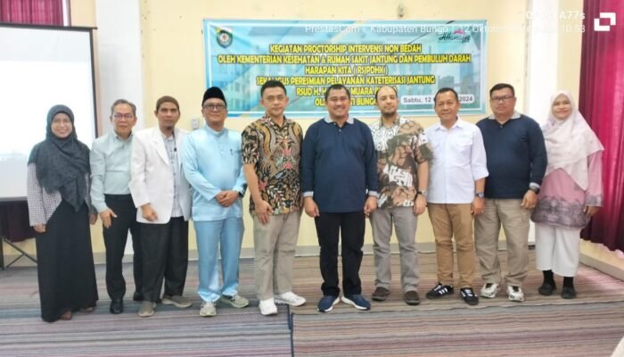 Bupati H Mashuri Hadiri Peresmian Pelayanan Kateterisasi Jantung RSUD H Hanafie Bungo