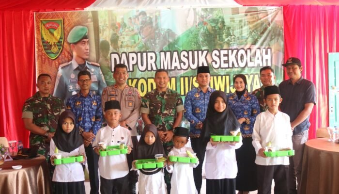 Kodim 0416 Bute Gelar Program Dapur Masuk Sekolah