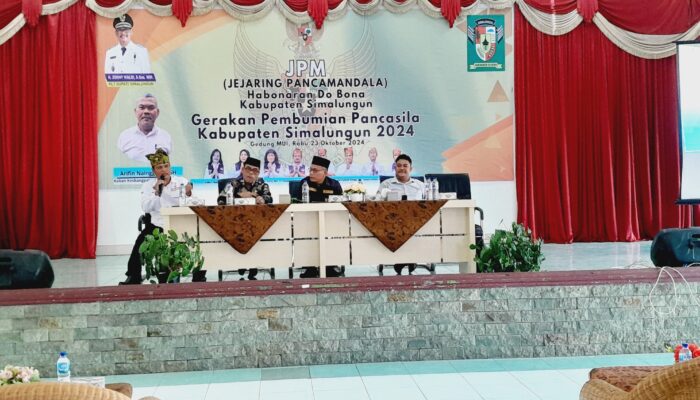 Sosialisasi Gerakan Pembumian Pancasila oleh JPM Habonaron do Bona dan BPIP di Simalungun