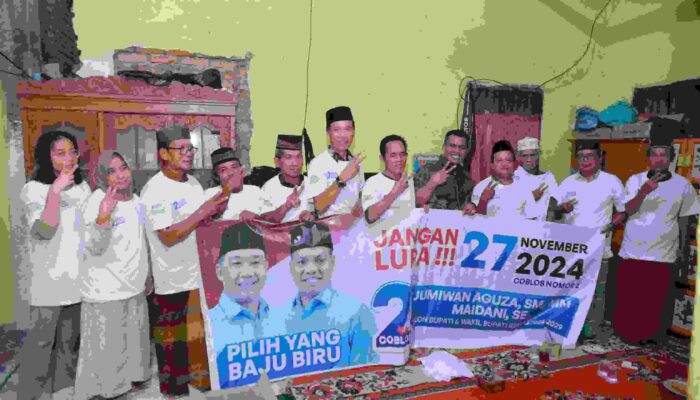 Semakin menJADI, Tim Dedy Dayat Tebing Tinggi Alihkan Dukungan Ke 02 Jumiwan – Maidani