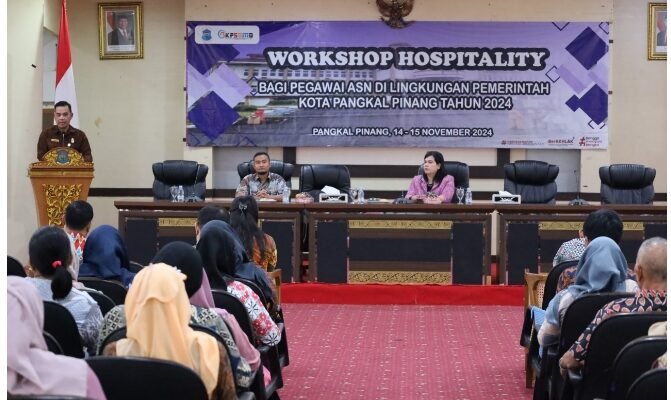 Pemkot Pangkalpinang Gelar Workshop Hospitality Tingkatkan Kompetensi ASN