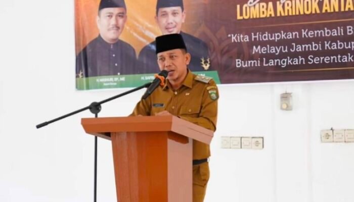 Wakil Bupati Bungo Apresiasi Kegiatan Lomba Krinok Antar Kecamatan