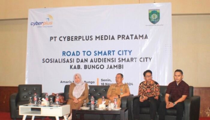 Gandeng Cyberplus, Dinas Kominfo Bungo Gelar Sosialisasi Terkait Smart City