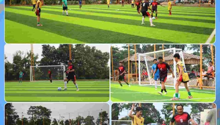 Jumiwan Aguza Mengisi masa Senggang Dengan Bermain Mini Soccer