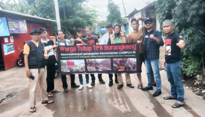 Aksi Masyarakat dan Aktivis Lingkungan Tuntut Perbaikan Pengelolaan TPA Burangkeng