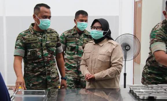 Dandim 0721/Blora Tinjau Kesiapan Dapur Sehat
