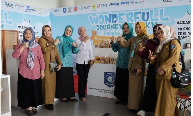 Pj Ketua TP PKK Pangkalpinang Resmikan Wonderful Journey UMKM Bangka Belitung