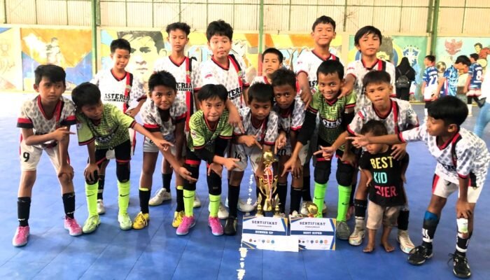 Asteria FA Sabet Runner Up dan Best Kiper di Futsal Cup U-12