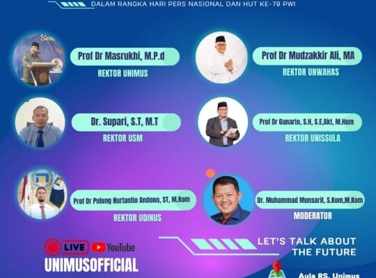 Dialog Rektor di Unimus Tandai Awal Rangkaian HPN Jateng 2025