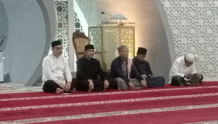 Nuzulul Qur’an, Harapan Sekda Mie Go untuk Melanjutkan Pembangunan Masjid Agung Kubah Timah