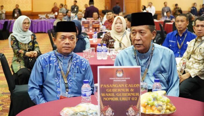KPU Tetapkan H. Al Haris dan H. Abdullah Sani Gubernur dan Wakil Gubernur Jambi Terpilih Periode 2025-2030