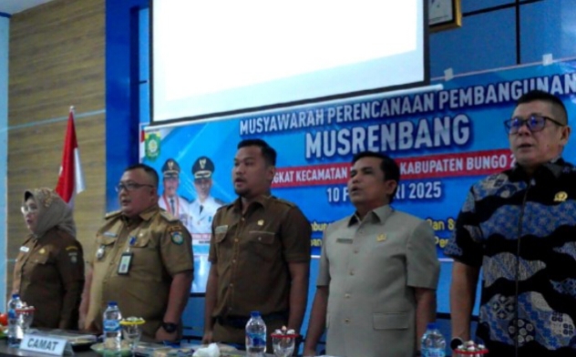 Ketua dan Anggota DPRD Bungo Hadiri Musrenbang Kecamatan Bathin III Tahun 2026