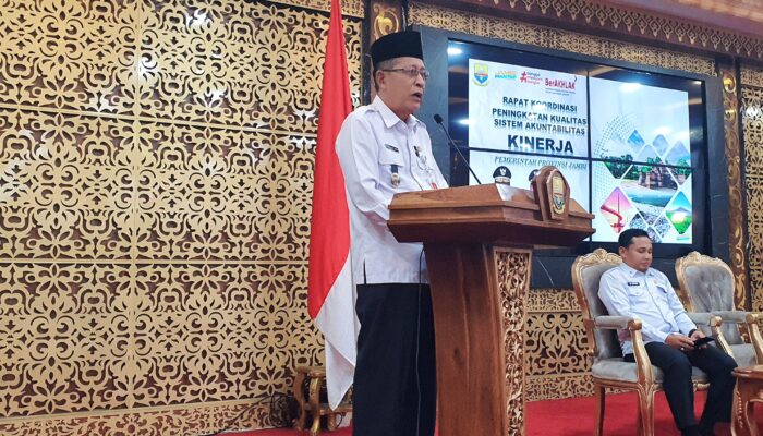 Wagub Sani Minta Kepala OPD Berkomitmen dan Bertanggung Jawab Meningkatkan Kualitas SAKIP