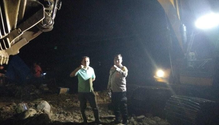 Polres Bungo Lakukan Penertiban PETI, 1 Alat Berat Diamankan