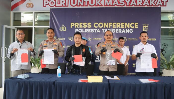 Polresta Tangerang Bongkar Penipuan Lowongan Kerja Fiktif, Pelaku Raup Ratusan Juta Rupiah