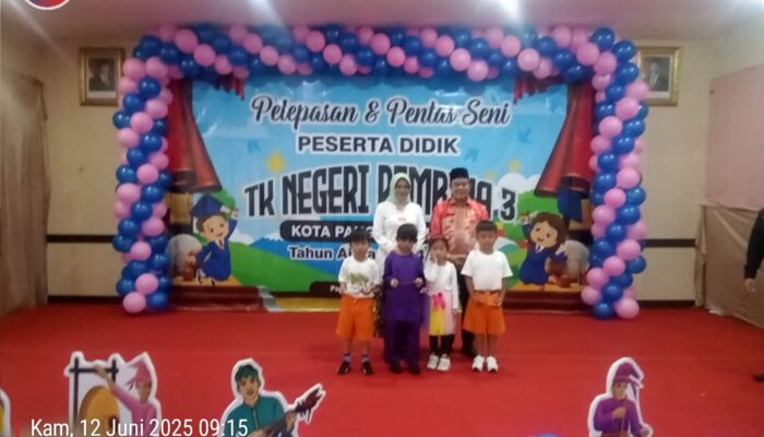 Pemkot Pangkalpinang Apresiasi Pentas Seni dan Pelepasan Murid TK Negeri Pembina 3