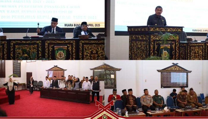 DPRD Bungo Tetapkan Bupati Baru 2025–2030