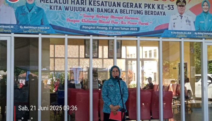 Zumalia MieGo Hadiri Sunatan Massal di Pangkalpinang, Peringati HKG PKK ke-53