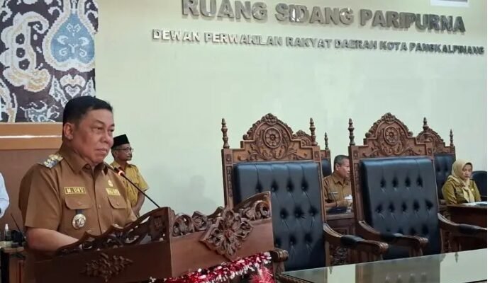 Pj Wali Kota Pangkalpinang Sampaikan KUA-PPAS 2026, Proyeksi Defisit Rp160,2 Miliar