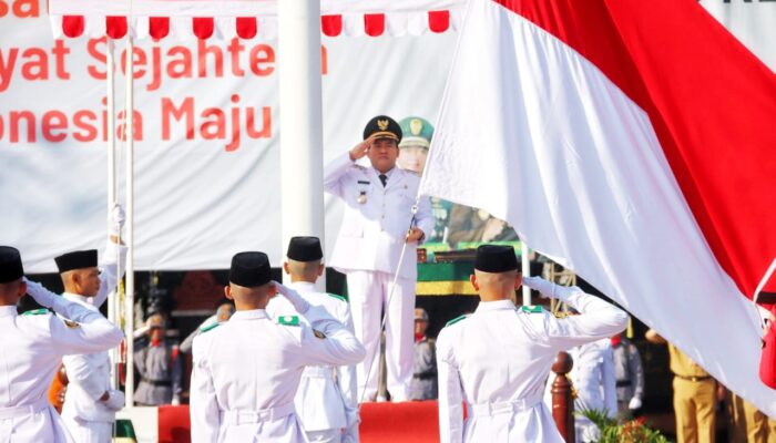 Paskibraka Blora Sukses Kibarkan Sang Saka Merah Putih