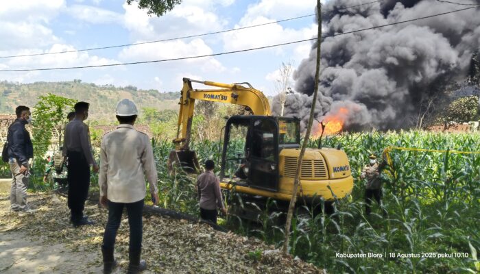 Tragis, Kebakaran Sumur Minyak di Blora Tewaskan 3 Orang, 2 Luka Bakar Serius
