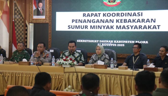 Pemkab Blora Gelar Rakor Penanganan Kebakaran Sumur Minyak Gandu Bogorejo