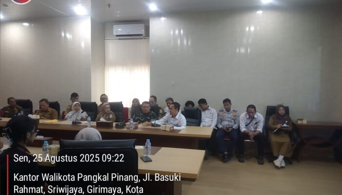 Pemkot Pangkalpinang Gelar Rakor Bahas Kenaikan Harga Beras di Atas HET