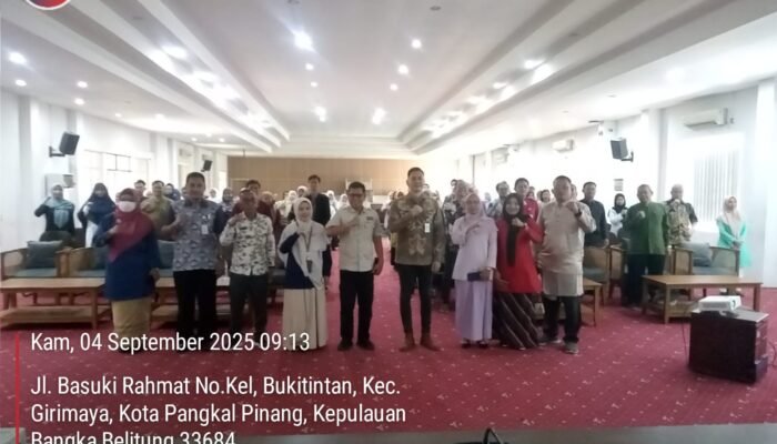 Ahmad Subekti Tekankan Penguatan Peran Preventif dan Promotif di Puskesmas Pangkalpinang