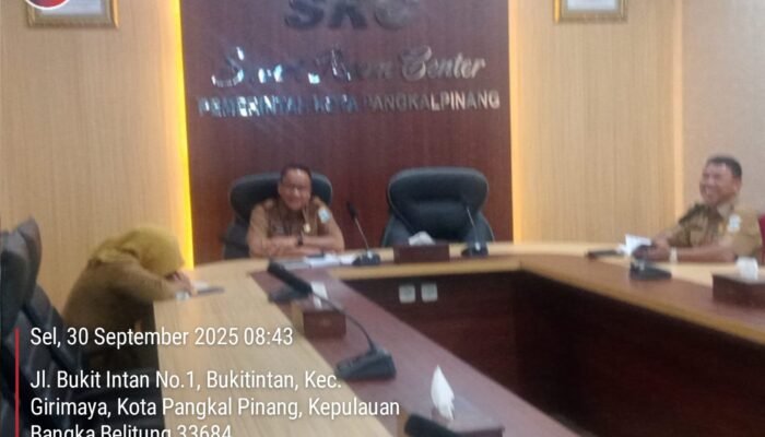 Pemkot Pangkalpinang & Ombudsman RI Bahas Transformasi Digital Ketahanan Pangan