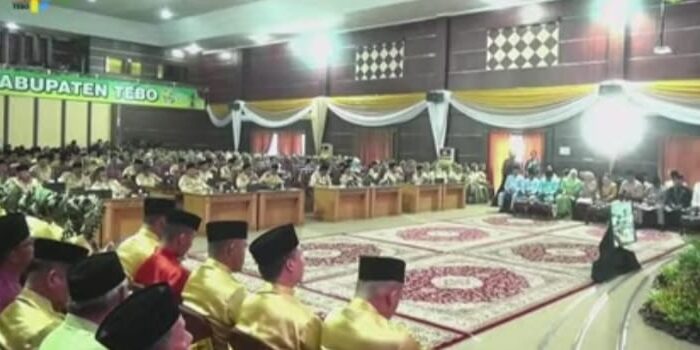 DPRD Gelar Rapat Paripurna Istimewa, Peringati HUT Kabupaten Tebo ke-26