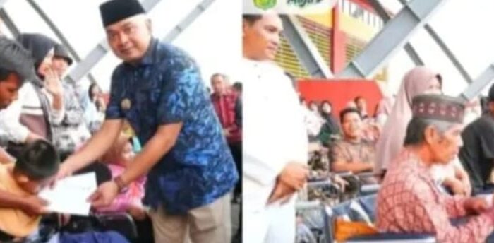 HUT ke-26 Tebo, Bupati Agus Rubiyanto Salurkan Bantuan Sosial 
