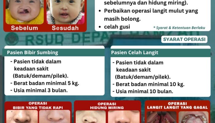 RSUD Depati Hamzah Gelar Operasi Gratis Dukung 100 Hari Kerja Wali Kota Pangkalpinang