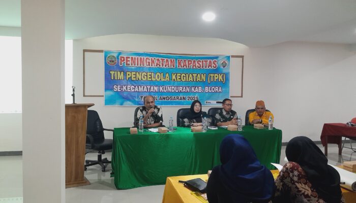 TPK Desa se-Kecamatan Kunduran Ikuti Bimtek Peningkatan Kapasitas