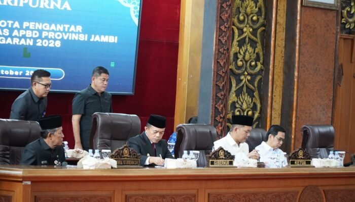 Al Haris Sampaikan Nota Pengantar KUA-PPAS 2026, Program Pro-Jambi Jadi Fokus Utama Pembangunan