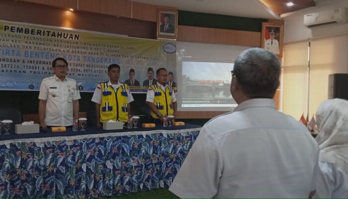 Camat Cibodas Pasang Badan, Warga Dipermudah Akses Informasi Air Bersih