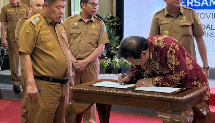 Prof Udin Hadiri Rakor Kepala Daerah se-Babel di Belitung