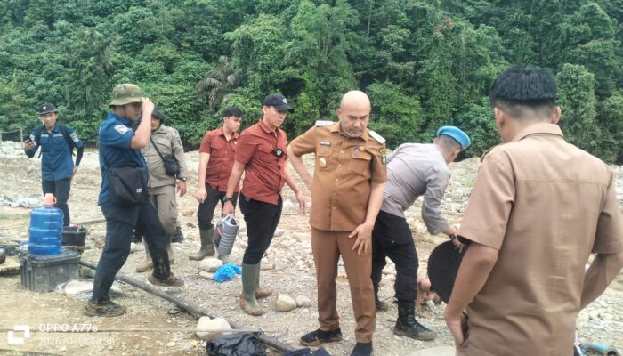 Bupati Bungo Pimpin Razia Alat Berat di Rantau Pandan