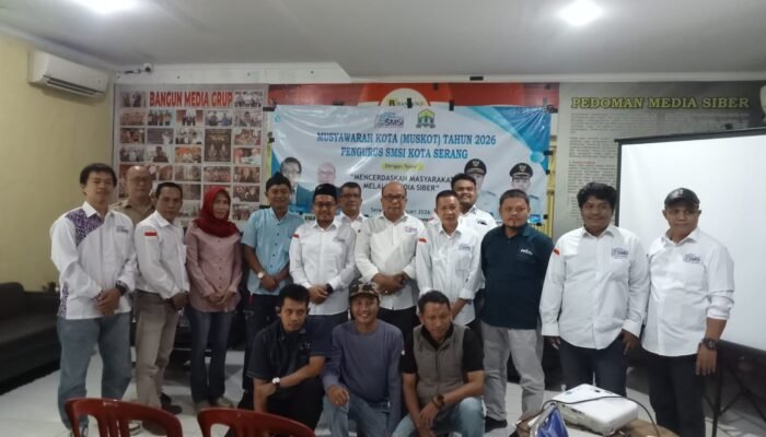 Yudian Terpilih Aklamasi Pimpin SMSI Kota Serang 2026–2029