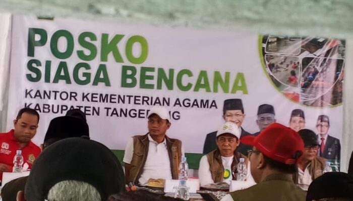 Kakanwil Kemenag Banten Tinjau Madrasah, Ponpes dan KUA Terdampak Banjir di Tangerang