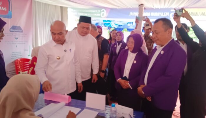 Gebyar Posyandu 6 SPM Diluncurkan, Bupati Dedy Putra Tegaskan Komitmen Cegah Stunting