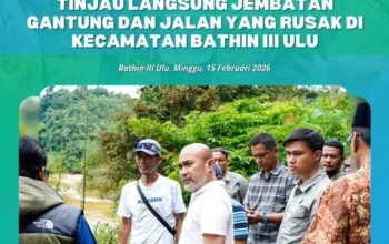 Bupati Bungo Tinjau Jembatan dan Jalan Rusak di Bathin III Ulu