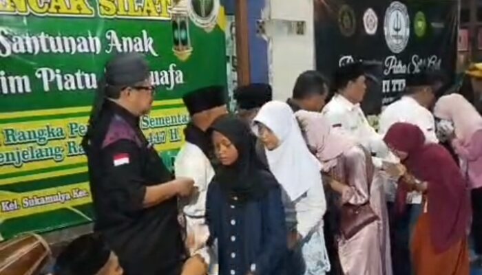 Sambut Ramadan, Kesti TTKKDH DPC Cikupa Gelar Festival Ibing dan Santunan Yatim